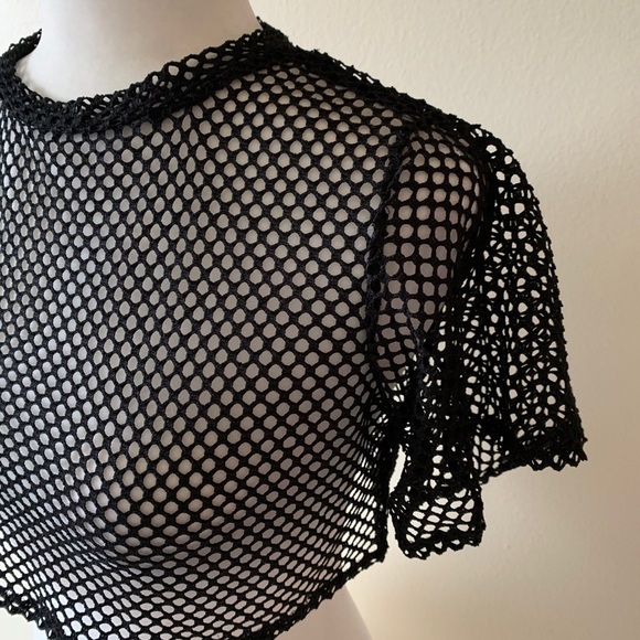 LF short sleeve mesh crop top size XS NWT - Picture 4 of 12